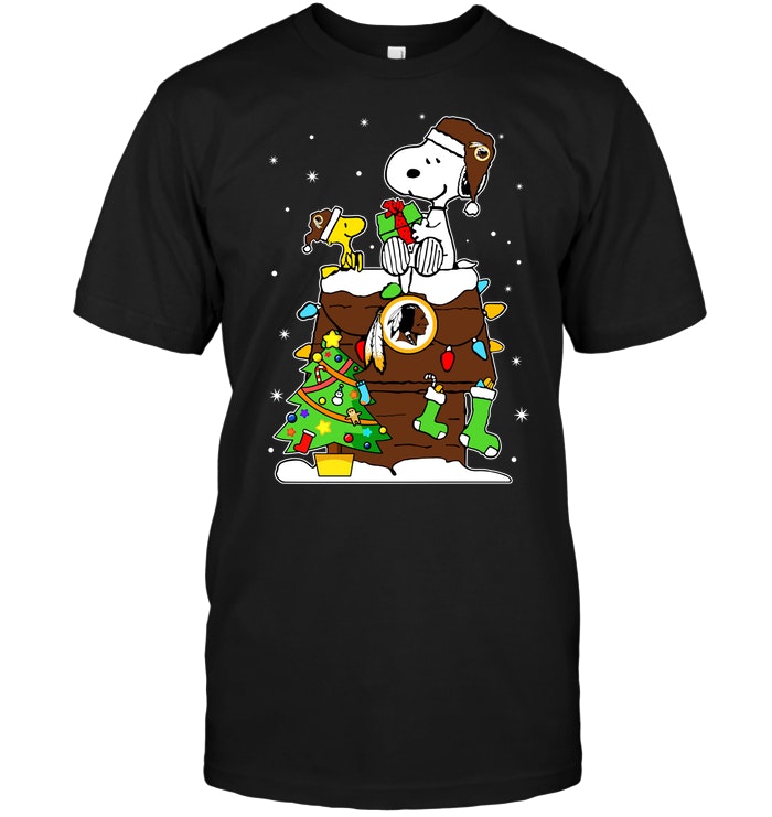 Washington Redskins "snoopy & Woodstock Christmas" T-Shirt